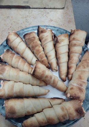 صورة لوصفة فطاير الاقماع بجبنة والجزر