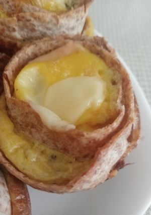 Una foto de Rosas de tortitas de trigo