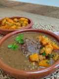 Lentejas con carrilleras de cerdo