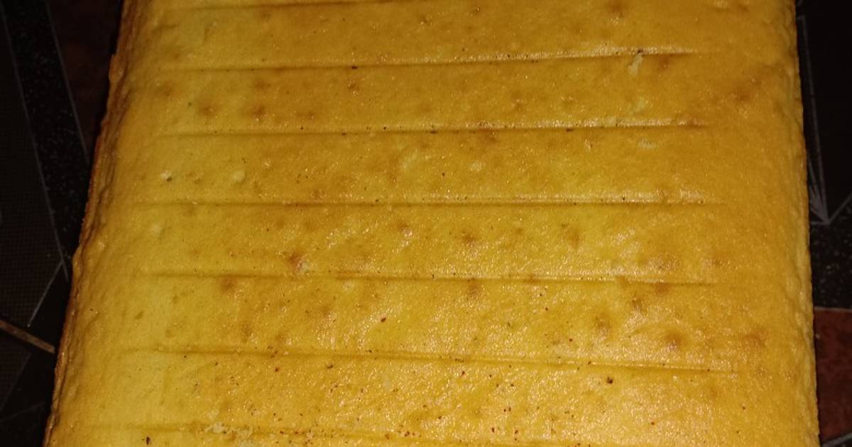 Old School Sponge Cake with Sprinkles Recipe - Jessica Lauren Cakes