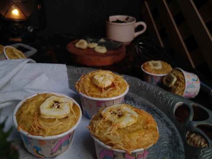 Langkah Gampang Membuat Resep  Banana Muffin yang Enak, Enak