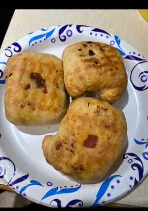 A picture of Filled Make-Ahead Breakfast Biscuits.