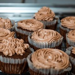 A picture of The best Chocolate cupcakes.