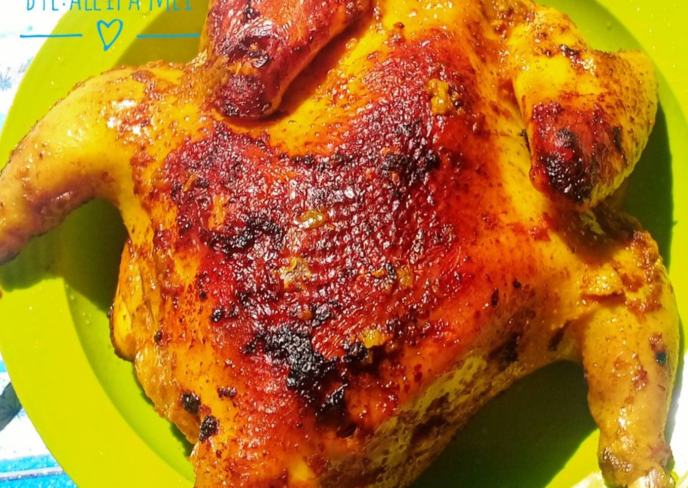 Ayam kampung panggang teplon