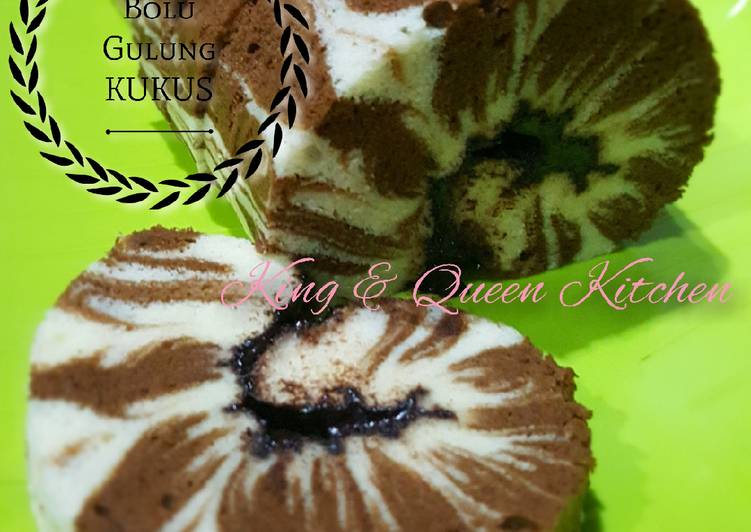 Bolu Gulung Kukus dari Putih Telur👍 No bau amis👌