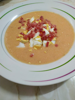 Una foto de Salmorejo