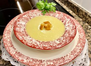 Foto principal de Crema de calabacín con quesitos