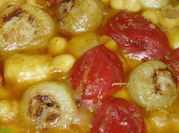 Una foto de cebollas rellenas
