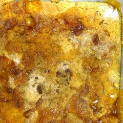 A picture of Easy peach crisp.