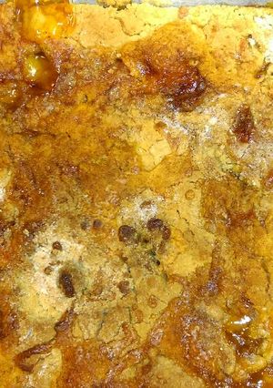 A picture of Easy peach crisp.