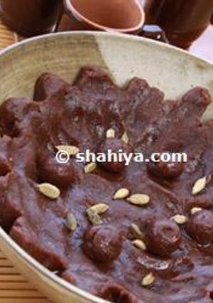 A picture of Al Haneena- Saudi dates sweet.