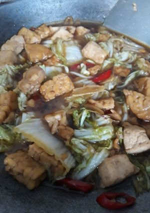 Foto resep Cah sawi putih dg temta