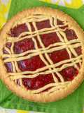 Crostata alla composta di frutti rossi - senza glutine e senza lattosio