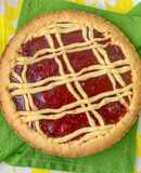 Crostata alla composta di frutti rossi - senza glutine e senza lattosio
