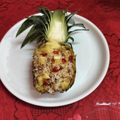 A picture of Pineapple Cherry Pulao.