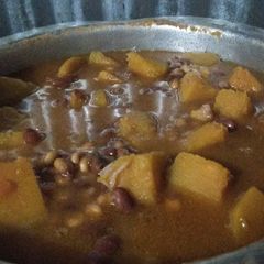 Flied Githeri with pumpkin A picture of Flied Githeri with pumpkin.