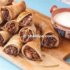 A picture of Msakhan sandwiches.