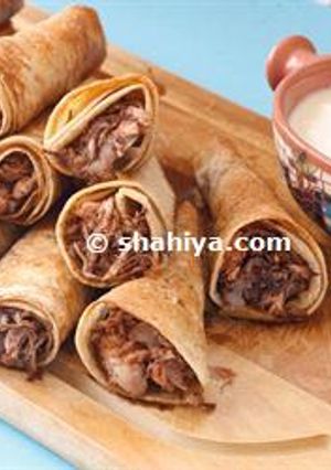 A picture of Msakhan sandwiches.