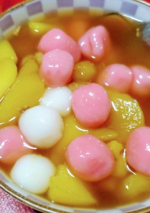 薑汁地瓜湯圓 的食譜成品照片
