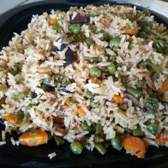 A picture of Vegetable pulao/pilau.