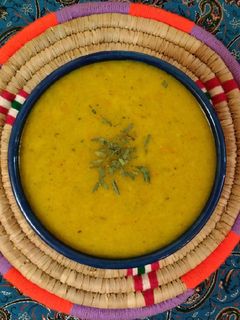 عکسی از دستور سوپ رشته فرنگی یا ورمیشل