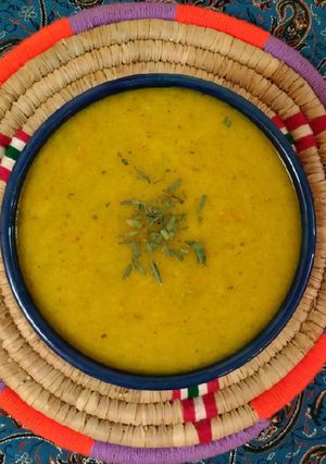 عکسی از دستور سوپ رشته فرنگی یا ورمیشل