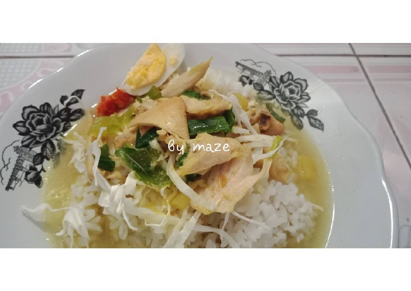 Soto Ayam (gak pake lama)