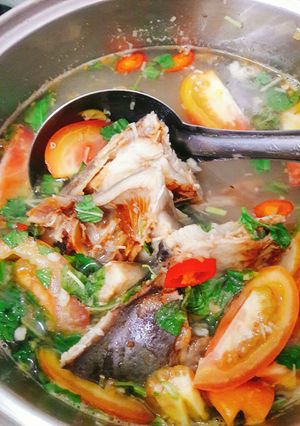Hình của món Canh chua khô.