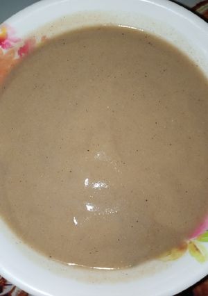 A picture of Tamarind pap (Kunun tsamiya).