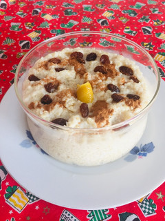 Una foto de Arroz con Leche de Quinua!