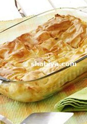 A picture of Soubeureg- Armenian Cheese Pastry.