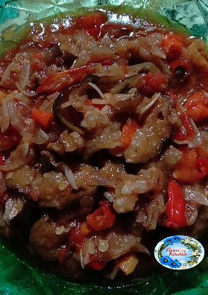 Foto resep Sambal tumis terong