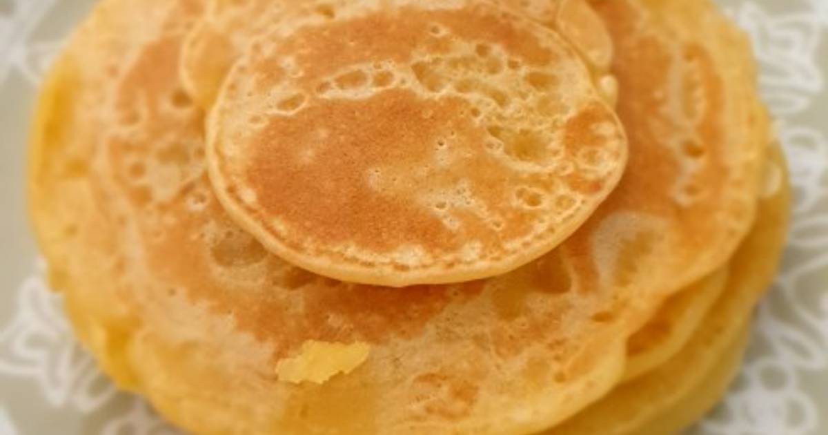 Resep Pancake Santan tanpa mixer dan baking soda oleh rani astrianti