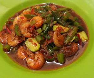 Mudah Cepat Memasak Udang Buncis Bumbu Tauco Ala Warteg