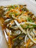 Vegetable-Packed Grilled Shishamo Nanbanzuke