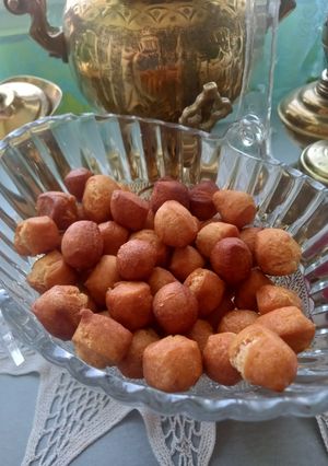 عکسی از دستور اگردک بدون خمیر مایه و استراحت