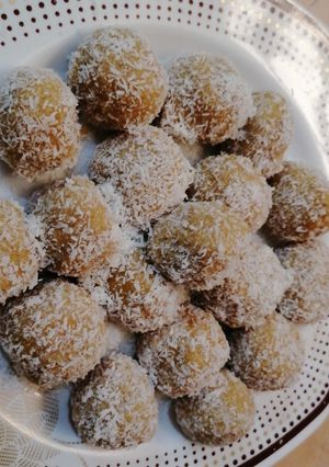 صورة لوصفة حلى طيبين سهل ولذيذ جداً بثلاث مكونات فقط 😋😋