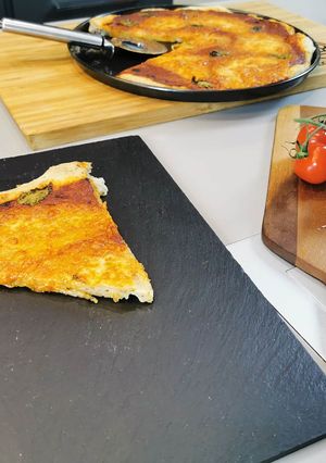 Margherita pizza gluténmentesen recept fotója