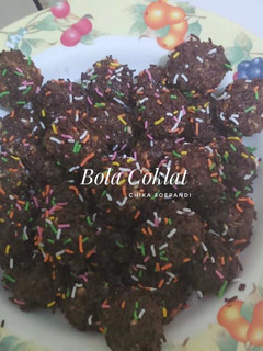 Foto resep Biskuit Bola Coklat 3 Bahan