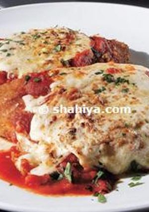 صورة لوصفة طريقة عمل دجاج بالبارميزان