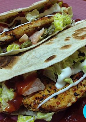 Una foto de Tacos de pollo