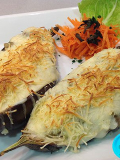 Una foto de Gratinado de berenjenas