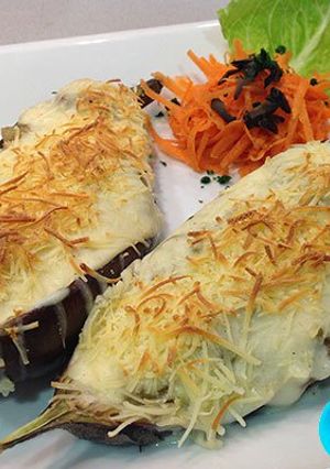 Una foto de Gratinado de berenjenas