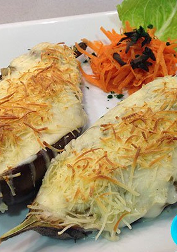Una foto de Gratinado de berenjenas