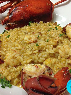 Una foto de Arroz con bogavante