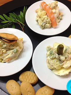 Una foto de Tapas de ensaladilla