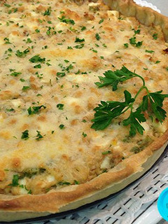Una foto de Quiche de atún
