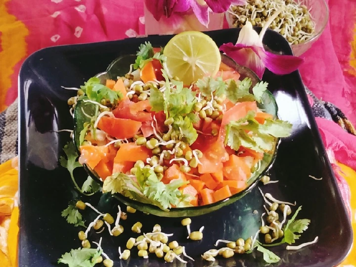 Easy Steps to Make|Recipe} Moong bean sprouts salad, Appealing