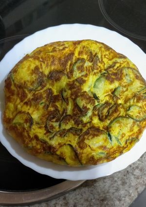 Una foto de Tortilla de calabacín