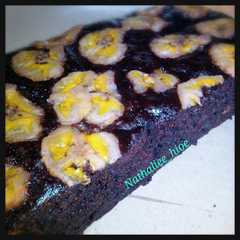 A picture of Brownies pisang cokelat, bisa d kukus ato d panggang, legitt n nyoklat.